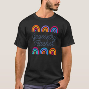 Cute Math Coach Teacher Mathematical Geometry Teac T-Shirt