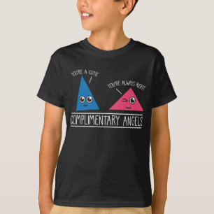 Cute Math Teacher Educators Complimentary Angels T-Shirt