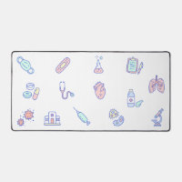 Cute medical cartoon doctor nursing doodles
