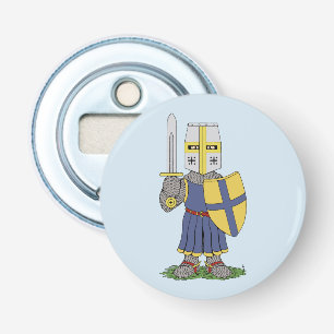 Cute Medieval Knight Bottle Opener