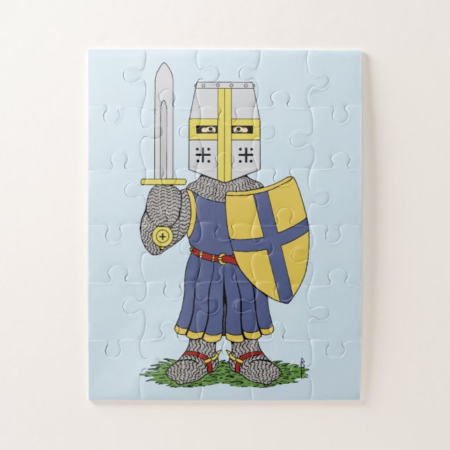 Cute Medieval Knight Jigsaw Puzzle (Vertical)