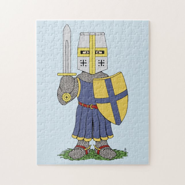 Cute Medieval Knight Jigsaw Puzzle (Vertical)