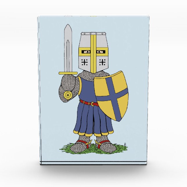 Cute Medieval Knight Photo Block (Front)