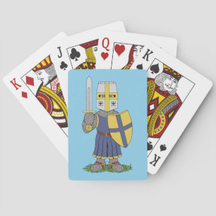 Cute Medieval Knight Playing Cards