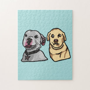 Cute Meme Dogs Jigsaw Puzzle