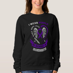 Cute Memorial Loss of Granddaughter Epilepsy Awar Sweatshirt