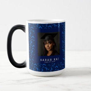 Cute Memphis Print Graduation Keepsake Magic Mug