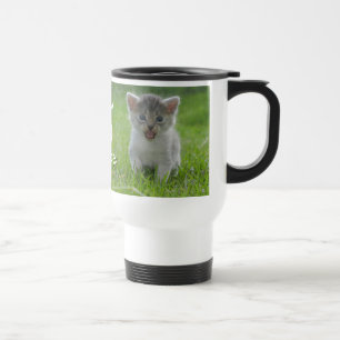Cute Meow Kitten Tiny but Fierce Travel Mug