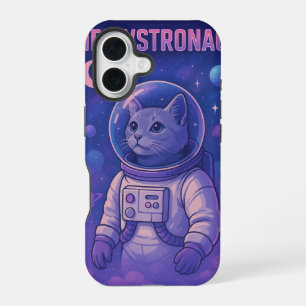 Cute Meowstronaut iPhone Case – Funny Space Cat As
