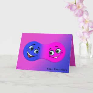 Cute Merging Lovers Card