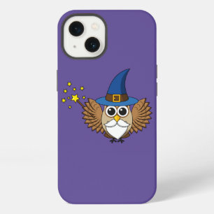 Cute Merlin the Wizard Owl Cartoon iPhone 13 Case