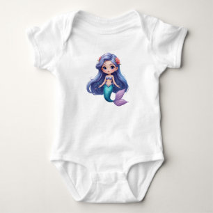 Cute Mermaid Baby Bodysuit