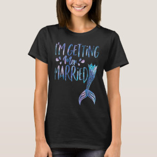 Cute Mermaid Bride To Be Matching Mermaid Squad Pa T-Shirt