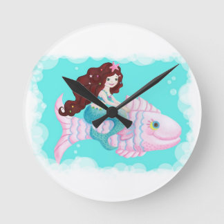 Cute Mermaid Clock