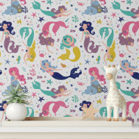 Cute Mermaid Girls Nursery Room Decor
