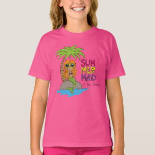 Cute Mermaid Kids Cartoon T-Shirt
