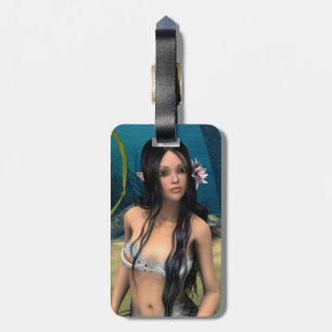 Cute Mermaid Luggage Tag