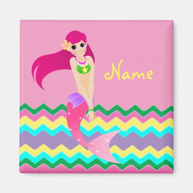 Cute Mermaid Magnet (Front)
