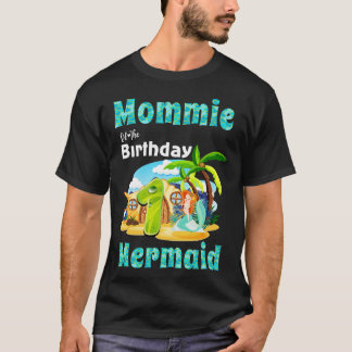 Cute Mermaid Mommie Of The 1st Birthday T-Shirt