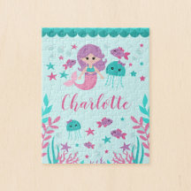 Cute Mermaid Personalized Kids