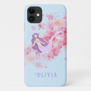 Cute Mermaid Under the sea for Girls  iPhone 11 Case