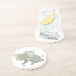 Cute Merry Cartoon Elephant Coaster