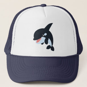 Cute Merry Cartoon Killer Whale Hat