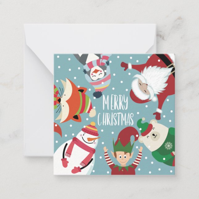 Cute Merry Christmas Card (Front)
