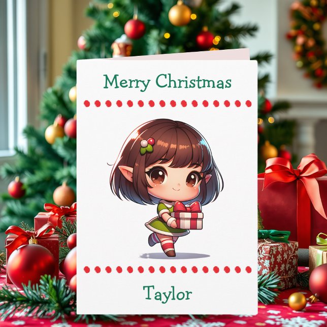 Cute Merry Christmas Child's | Word Search Inside Holiday Card (Creator Uploaded)
