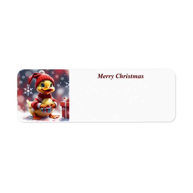 Cute Merry Christmas Duck (Front)