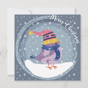Cute Merry Christmas Holiday Card