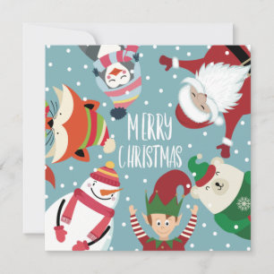 Cute Merry Christmas Holiday Card