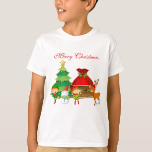Cute Merry Christmas Kids  T-Shirt