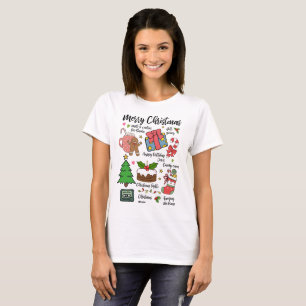 Cute Merry Christmas Religious Holiday T-Shirt
