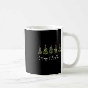 Cute Merry Christmas Tree Fun Women Matching Fami Coffee Mug