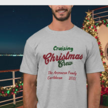 Cute Merry Cruising Christmas Personalize T-Shirt