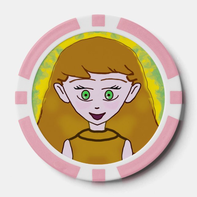 Cute Merry Poker Chips (Front)