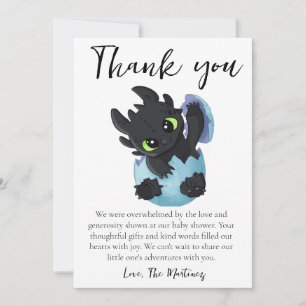 cute message baby shower thank you cards
