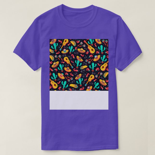Cute Mexican Face Mask T-Shirt (Design Front)