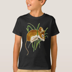 Cute Mice,Mouse Watercolor Animal Nature T-Shirt