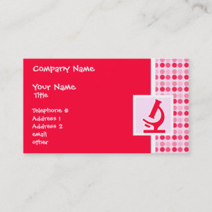 Cute Microscope Business Card