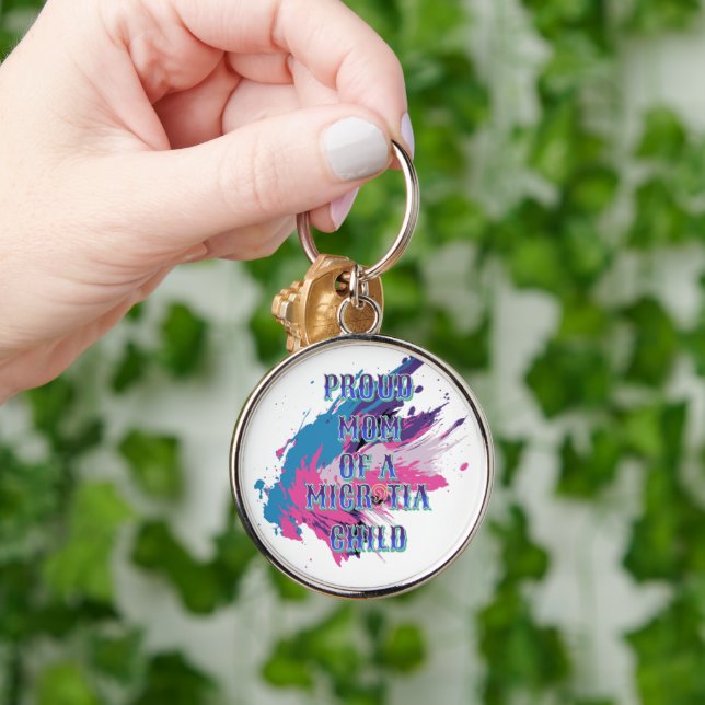  Cute Microtia Mom Keychain (Hand)