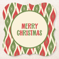 Cute Mid Century Modern Retro 50s Merry Christmas