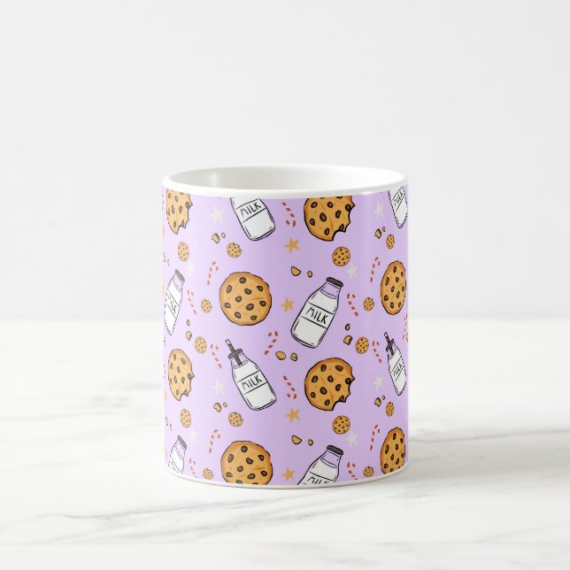 Cute Milk and Cookies Christmas Mug for Hot Drinks (Center)