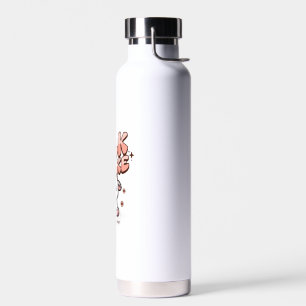 Cute Milkshake Lover Little Calf Frozen Joghurt Ba Water Bottle