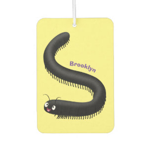Cute millipede cartoon illustration  air freshener