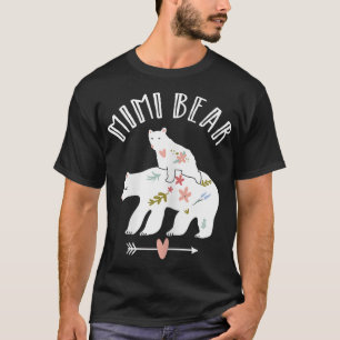 Cute Mimi Bear, Mimi Mother's Day, Mimi Bear 1 Cub T-Shirt