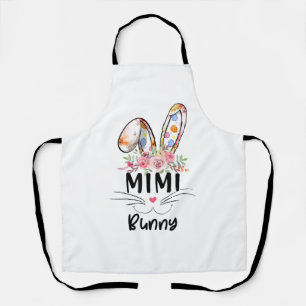 Cute Mimi Bunny T Shirt Easter Family Matching Out Apron