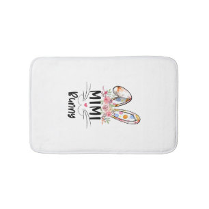 Cute Mimi Bunny T Shirt Easter Family Matching Out Bath Mat