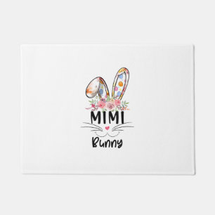Cute Mimi Bunny T Shirt Easter Family Matching Out Doormat
